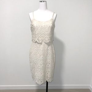Ali & Jay Lace A Line Midi Dress